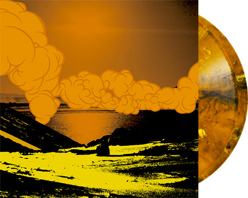 PELICAN 'Australasia' 2x12" LP Orange Translucent w/ Black & Yellow Streaks vinyl