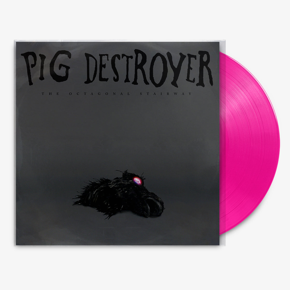 Pig Destroyer 'The Octagonal Stairway' 12" EP Neon Magenta vinyl