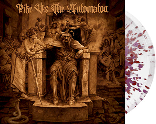 PIKE VS THE AUTOMATON 'Pike Vs The Automaton' 2x12" LP Clear w/ Orchid & Ruby Splatter vinyl