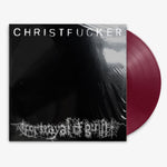 Portrayal of Guilt 'CHRISTFUCKER' 12" LP Oxblood vinyl