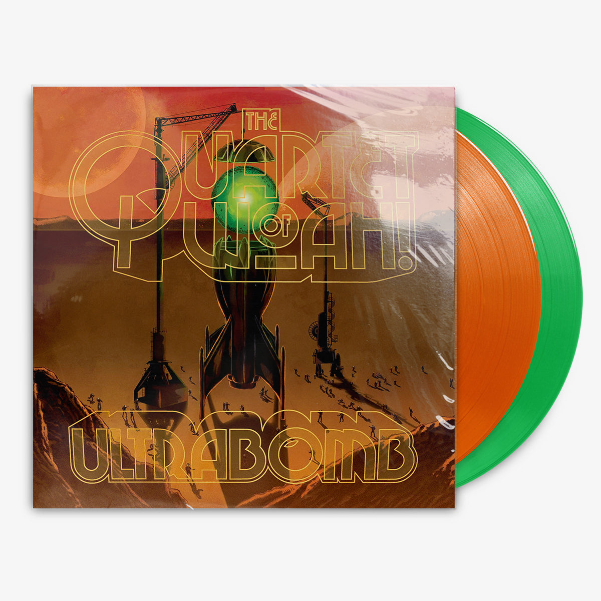 The Quartet of Woah! 'Ultrabomb' 2x12" LP Orange / Green vinyl