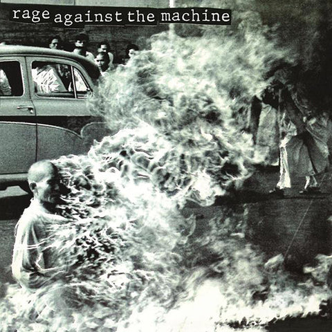 RAGE AGAINST THE MACHINE 'Rage Against The Machine' LP Cover