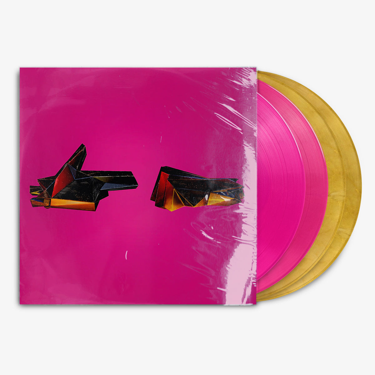 Run The Jewels 'RTJ4' 4x12" LP Translucent Magenta + Metallic Gold vinyl
