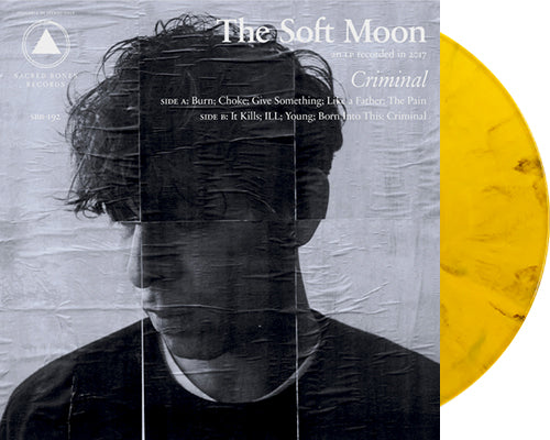 SOFT MOON, THE 'Criminal' 12" LP Yellow / Black Swirl vinyl