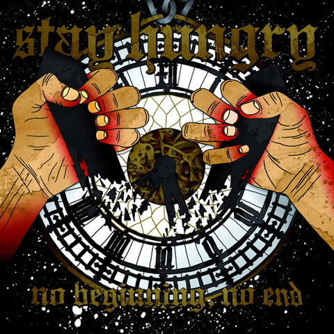 STAY HUNGRY 'No Beginning, No End' LP Cover