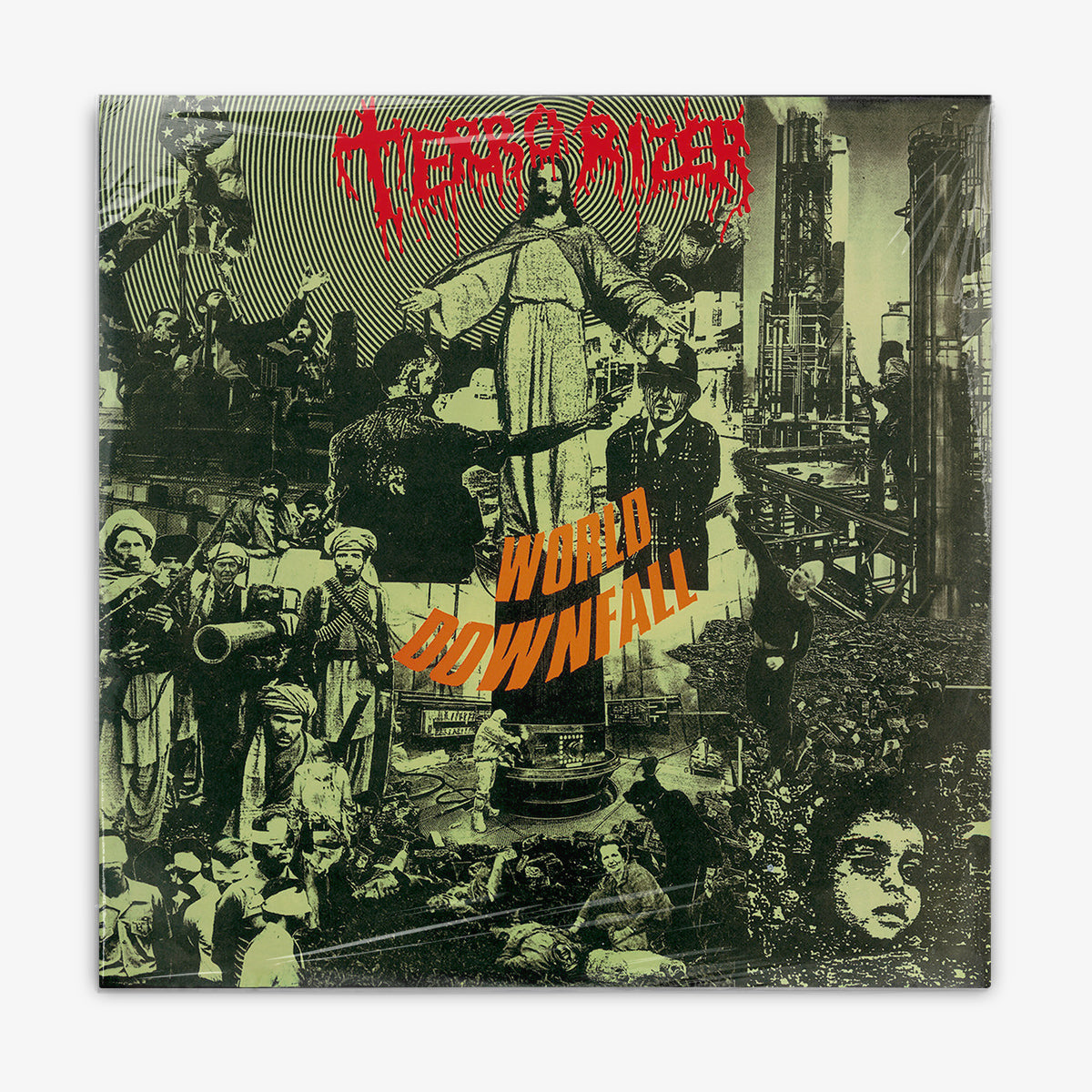 Terrorizer 'World Downfall' LP cover