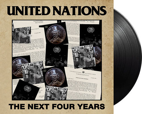 UNITED NATIONS 'The Next Four Years' 12" LP Black vinyl