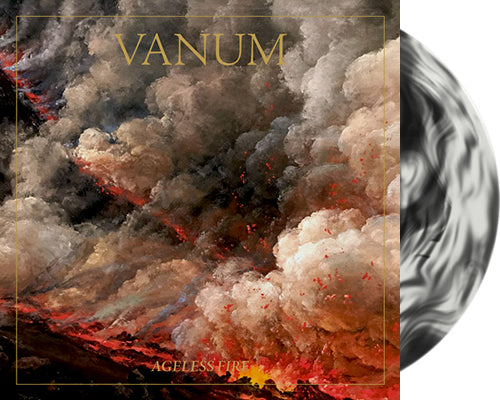VANUM 'Ageless Fire' 12" LP Cloudy Clear w/ Black Galaxy Swirl vinyl