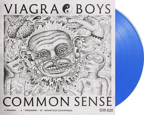 Viagra Boys 'Common Sense' 12" EP Blue vinyl