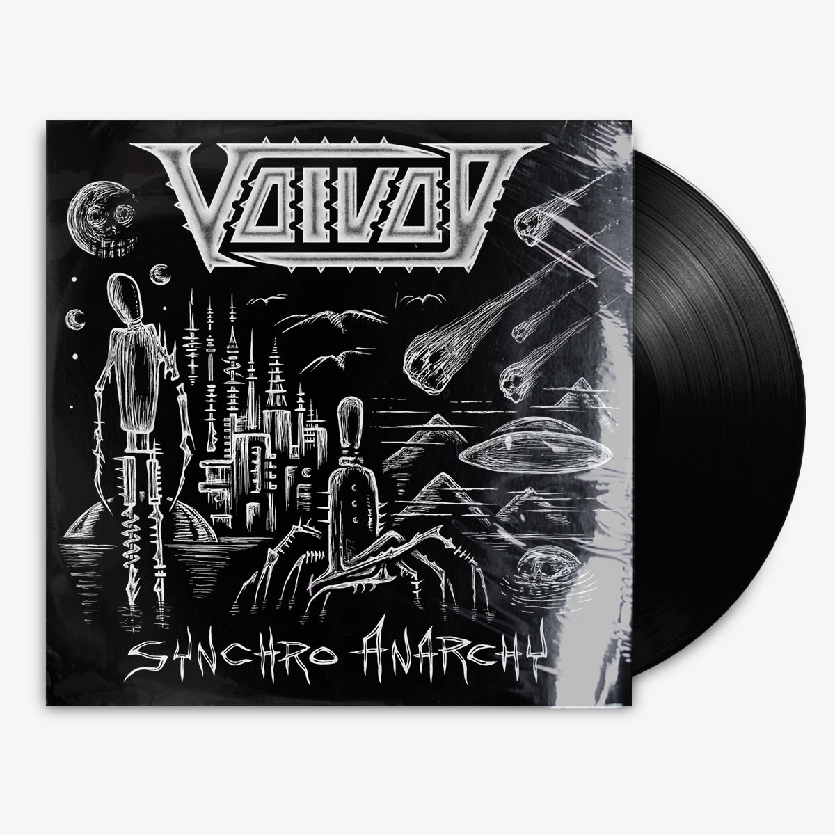 Voivod 'Synchro Anarchy' 12" LP Black vinyl