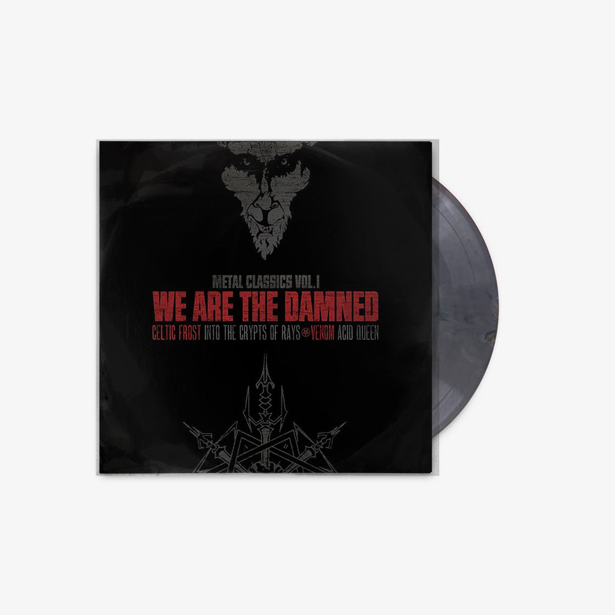 We Are The Damned 'Metal Classics Vol.1' 7" Single Grey Marbled vinyl