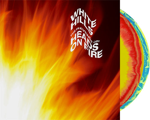 WHITE HILLS 'The Revenge Of Heads On Fire' 2x12" LP Red / Yellow Swirl + Blue / Yellow Swirl vinyl